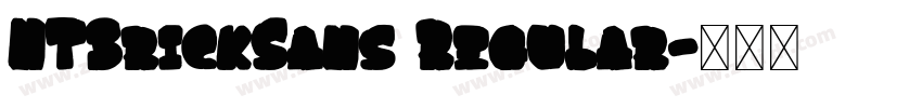 NTBrickSans Regular字体转换